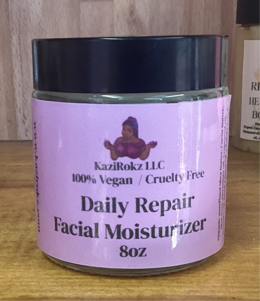 HYDRATING & MOISTURIZING Daily Repair facial moisturizer 8oz. 100% Vegan/ Cruelty Free