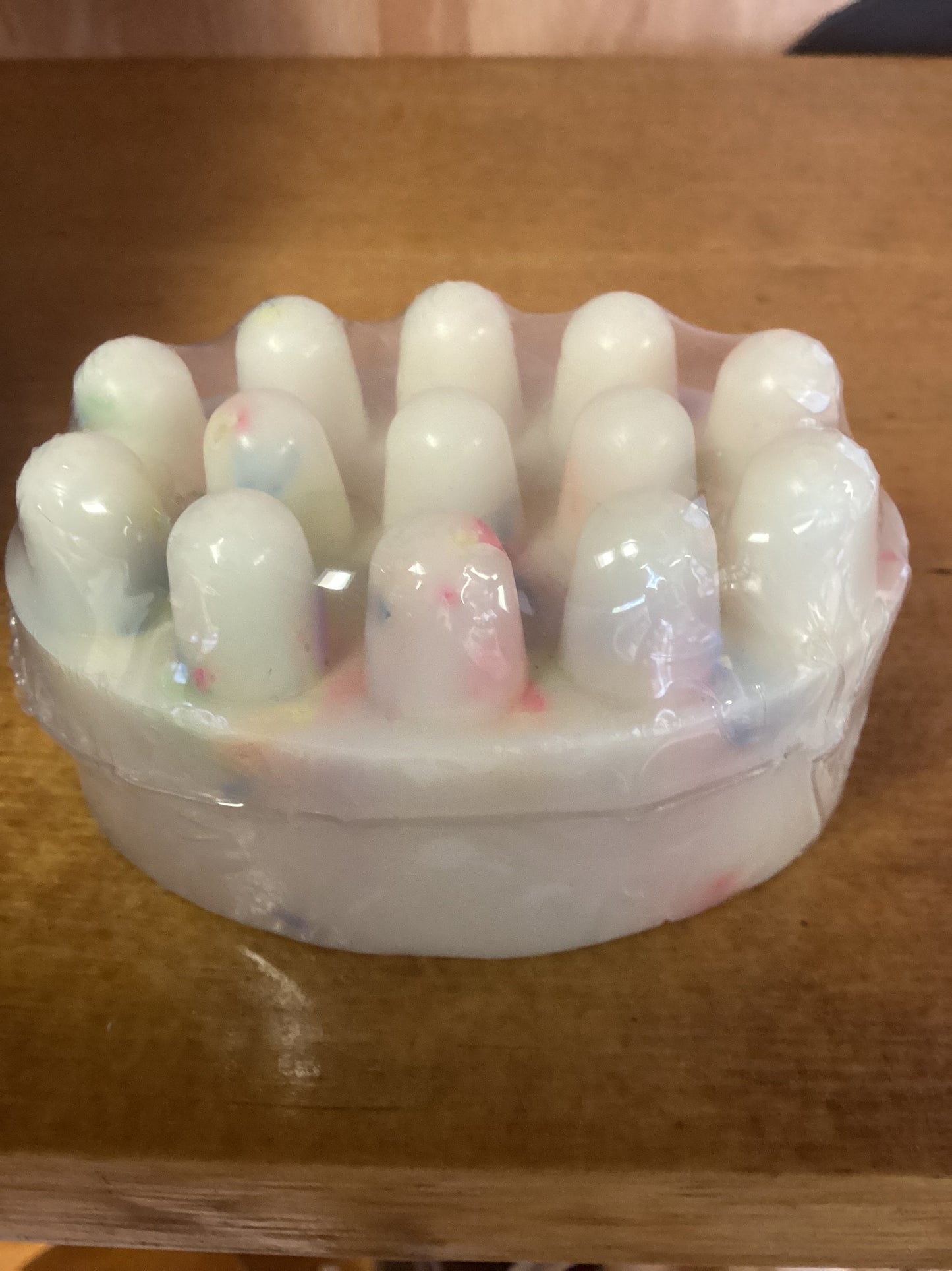 Let’s Celebrate Massage Therapy Soap Bar! Goats milk, Birthday cake theme! Butter Cream soap bar.