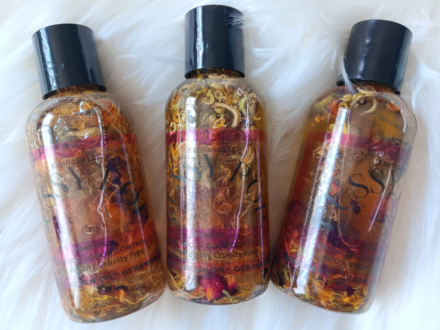 PUSSY POP Yoni Oil 4oz (100% Vegan / Cruelty Free) Body Oil