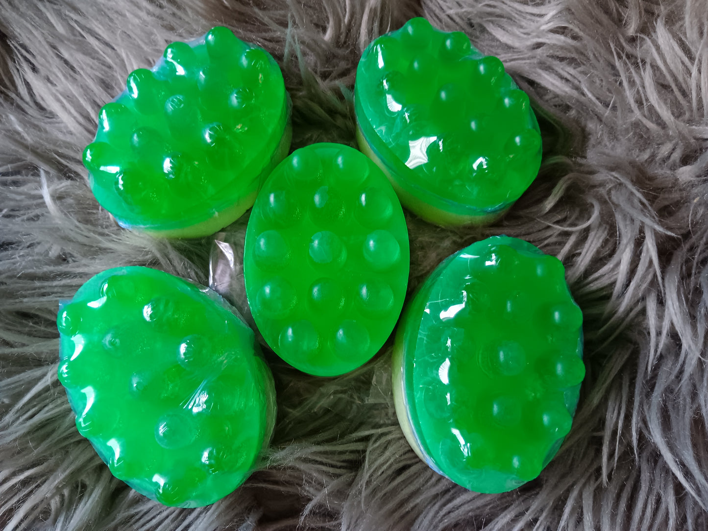 Cucumber Melon Hemp massage therapy soap bar! 100% Vegan/ Cruelty Free!