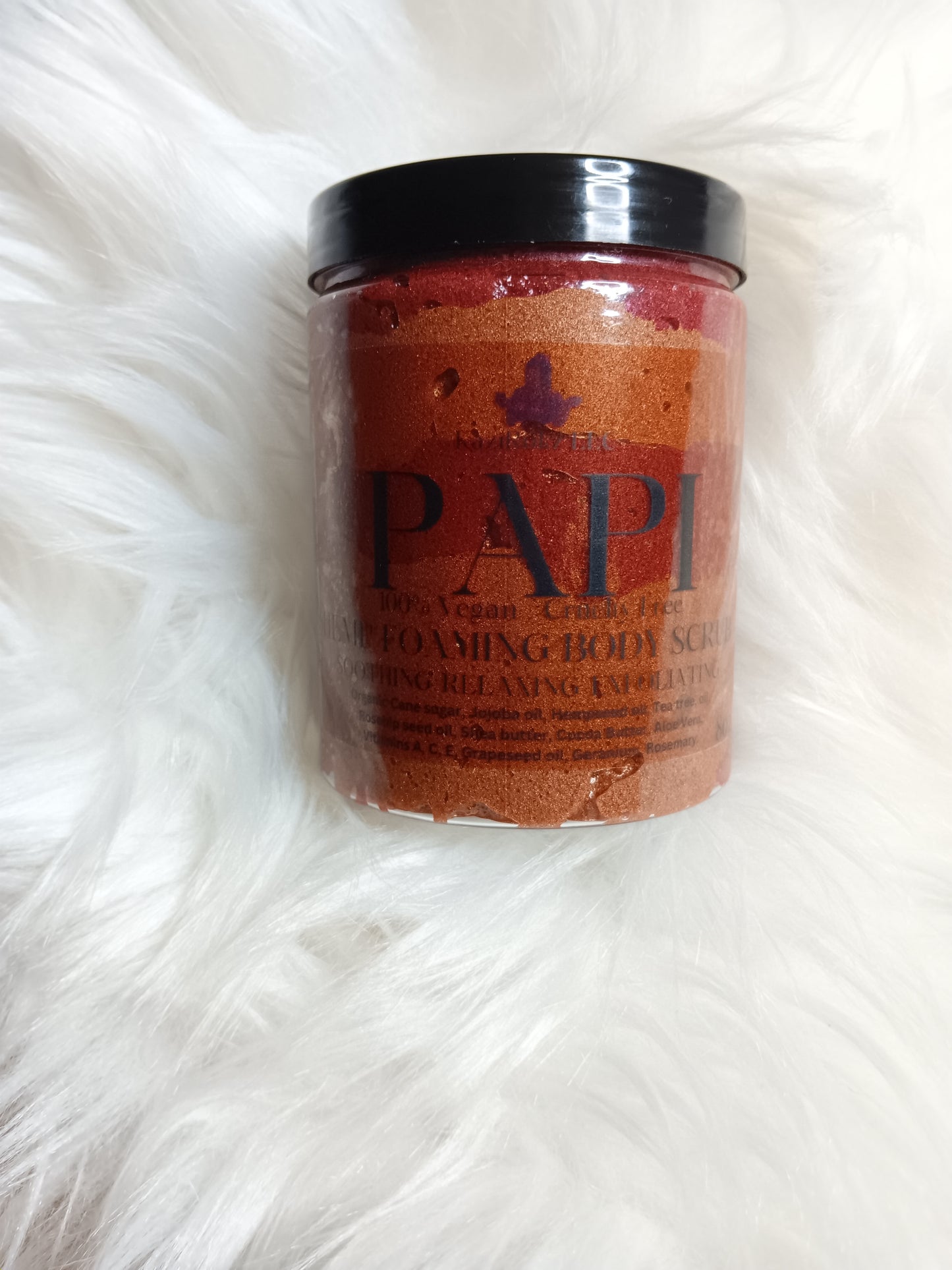 PAPI Hemp foaming body scrub. 100% Vegan/ Cruelty Free 🌱 🐷!