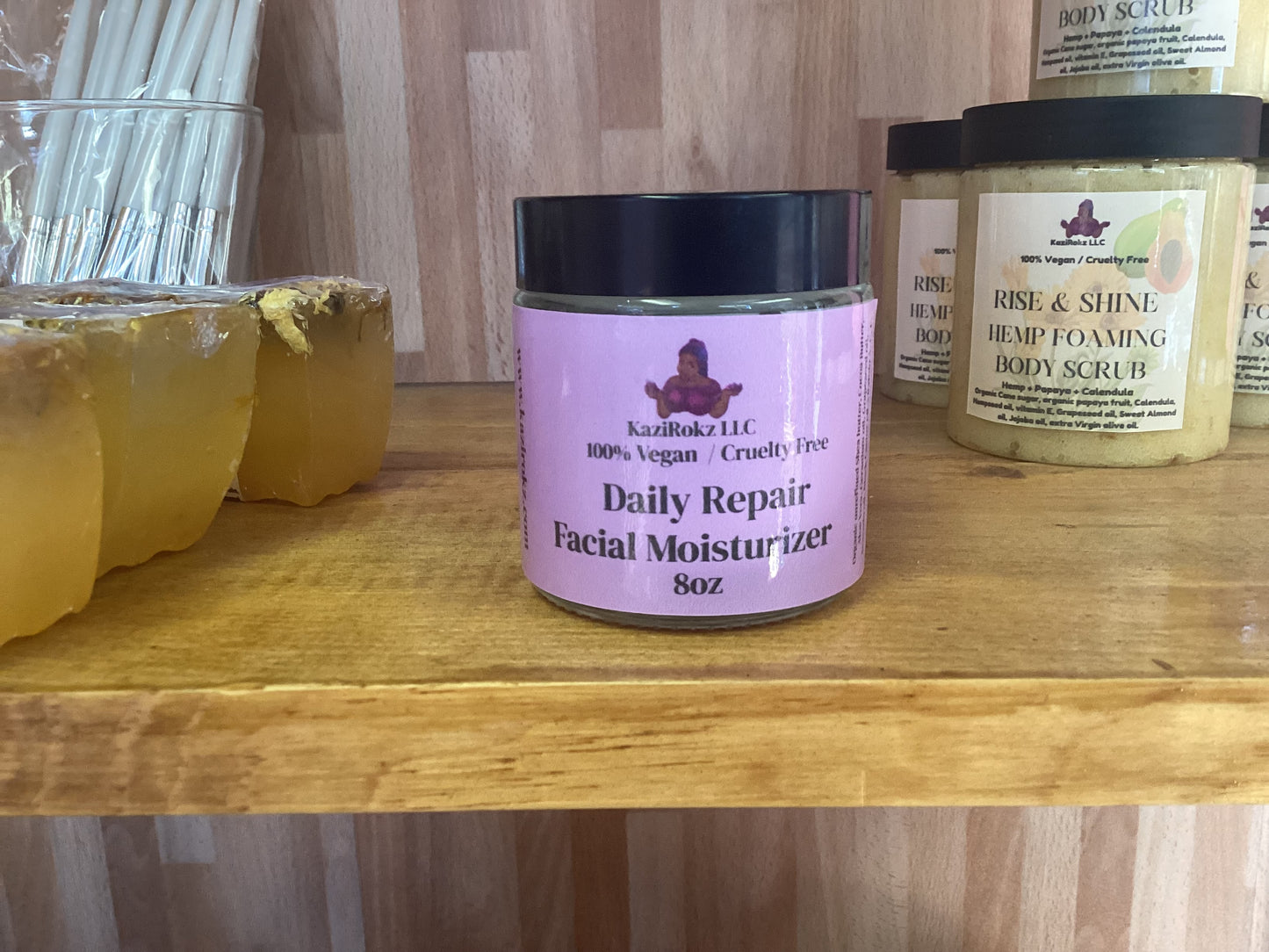 HYDRATING & MOISTURIZING Daily Repair facial moisturizer 8oz. 100% Vegan/ Cruelty Free