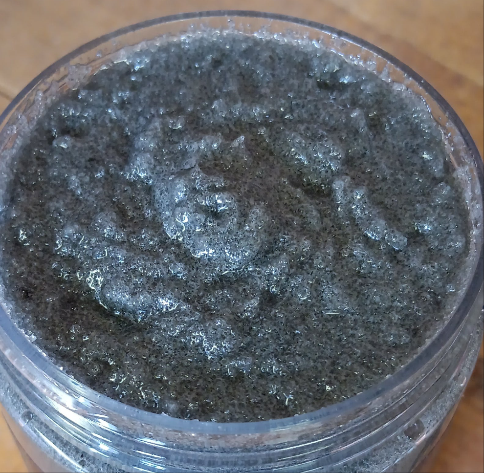 Activated Charcoal Foam Body Scrub (100% Vegan / Cruelty Free)