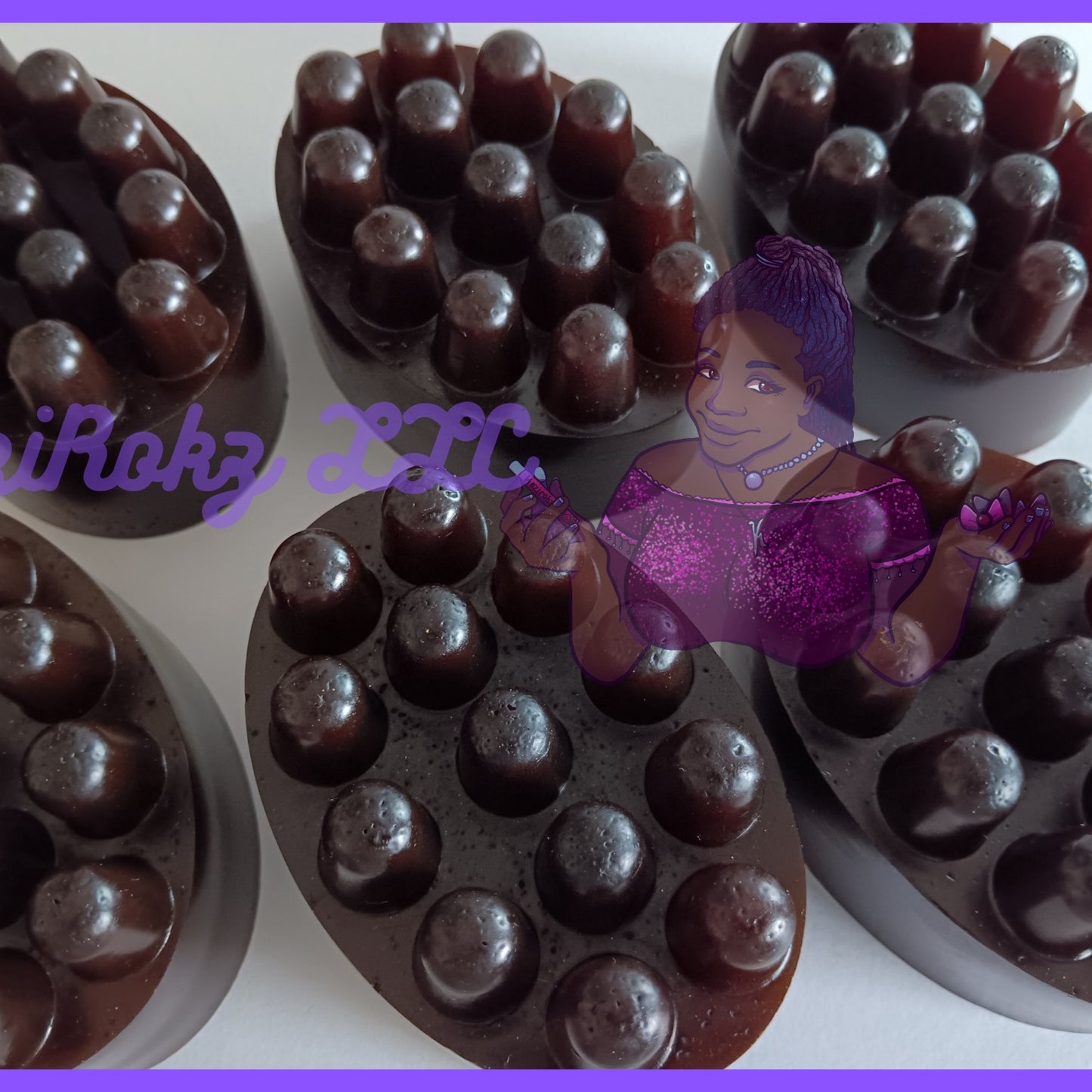 Espresso Rok Massage Therapy Soap Bar 5oz.(100% Vegan / Cruelty Free) Aloe Vera + Coffe Beans.