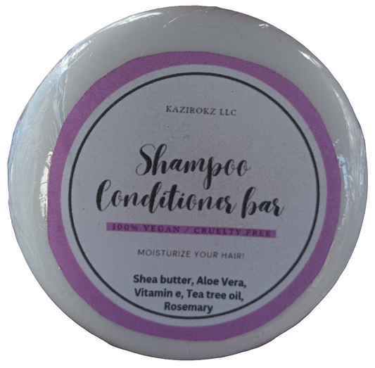 Organic Shea Butter Shampoo Conditioner Bar for hair growth! 100% Vegan/ Cruelty Free. Are you ready to give your scalp and hair a makeover!?