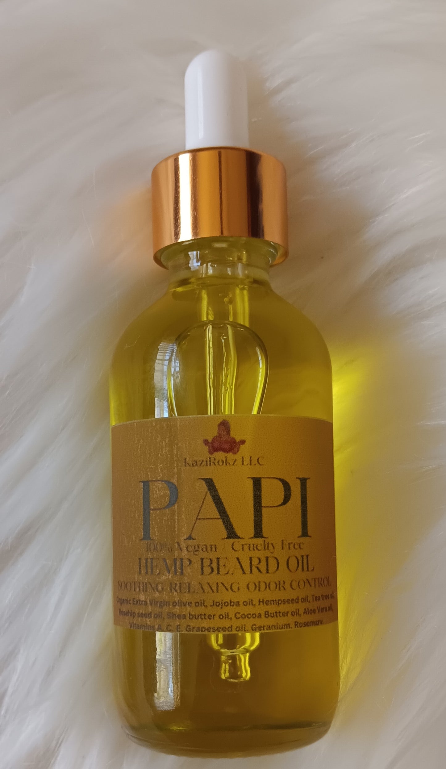PAPI BEARD & BODY OIL! 100% Vegan  / Cruelty Free 🌱 🐷! MAX ODOR CONTROL Body Oil
