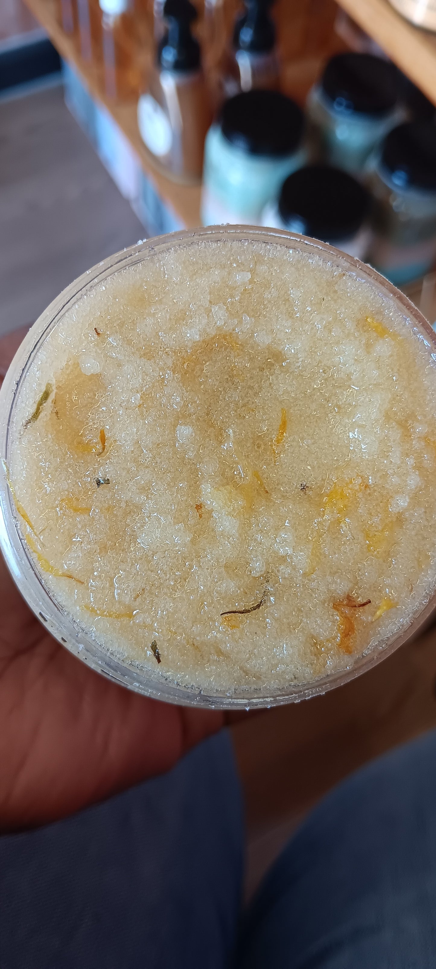 RISE & SHINE Papaya / Calendula Hemp Foaming Body Scrub. Repair Facial & Body Scrub, Brightening and Moisturizing! 100% Vegan/ Cruelty Free! 8oz