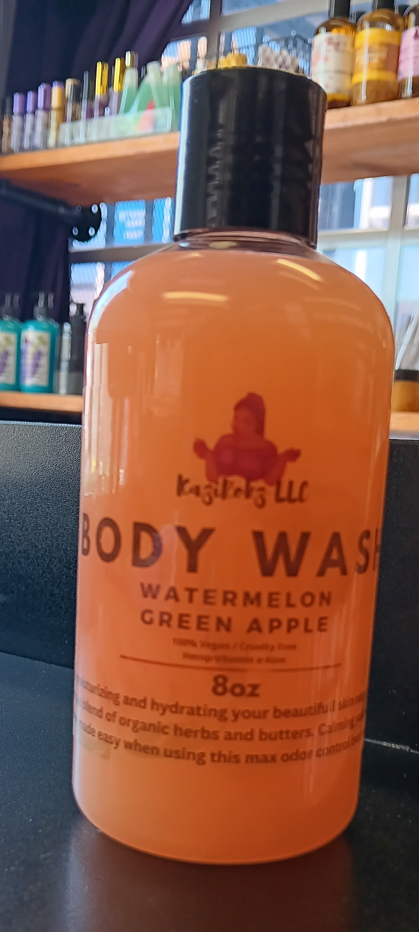 Watermelon Green Apple Vegan Body Wash 8oz