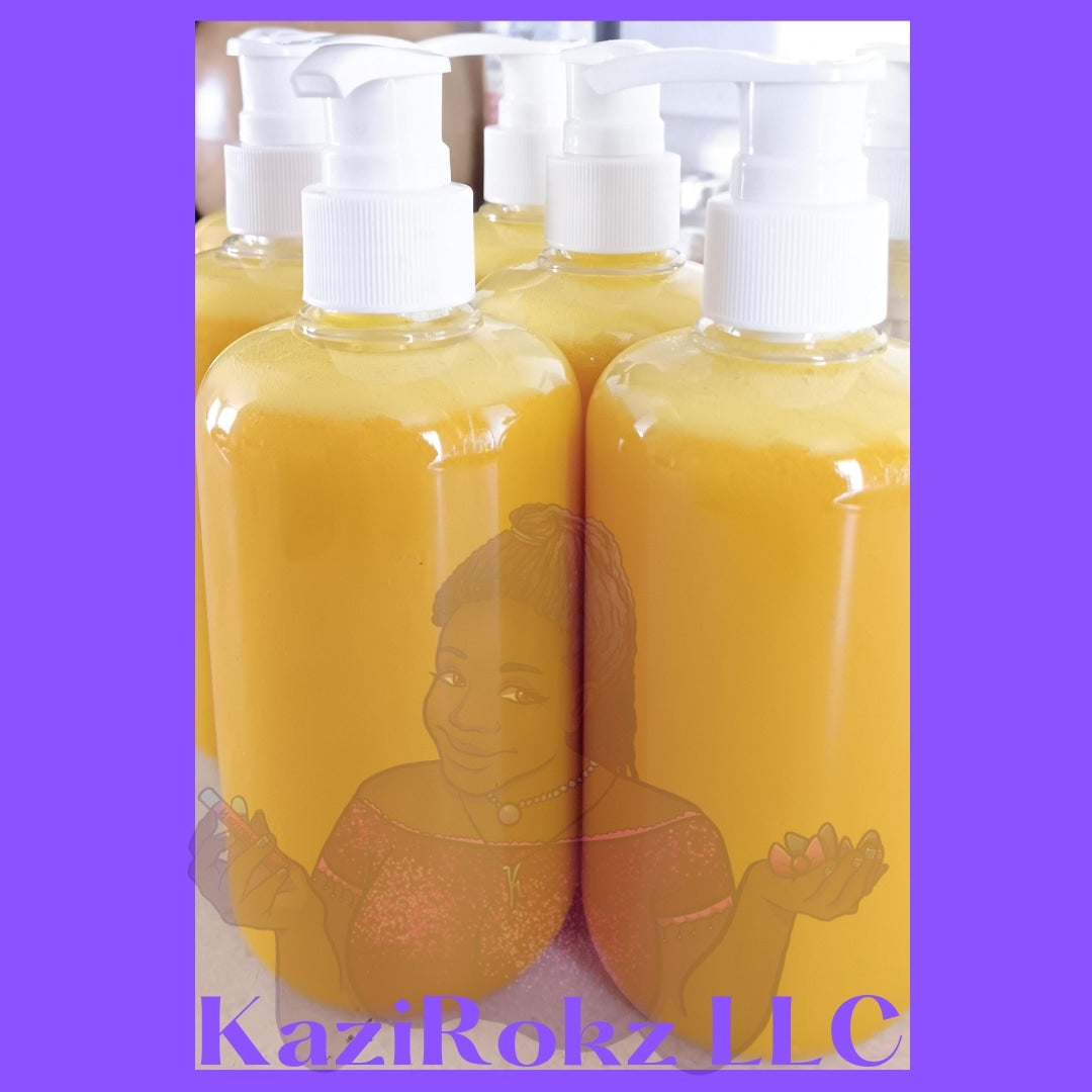 IT'S TIME TO GLOW UP! Brightening Facial & Body Wash. 8oz, 100% Vegan/ Cruelty Free.