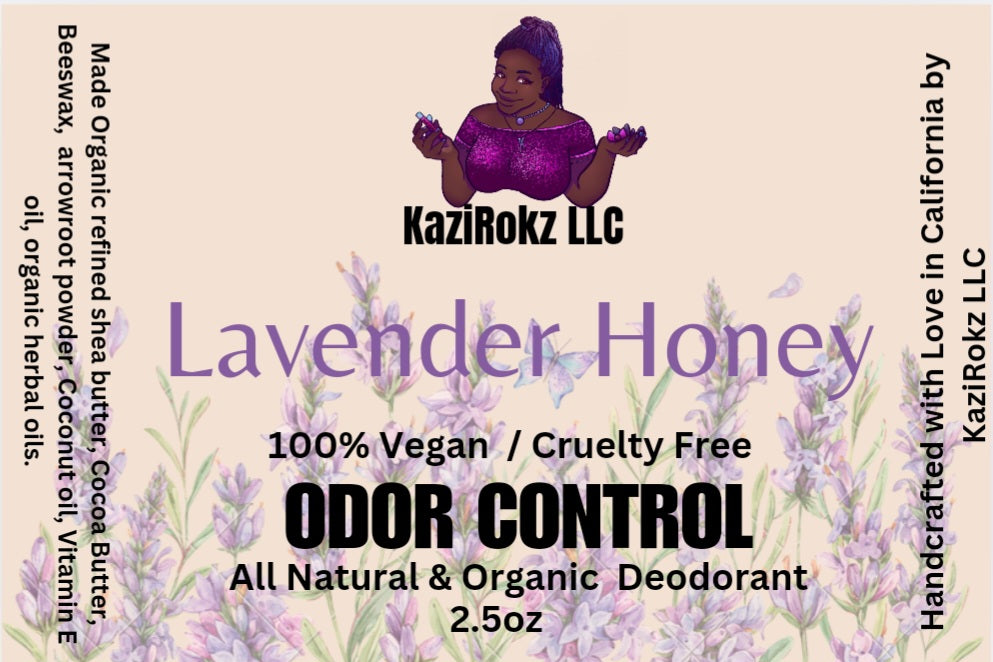 LAVENDER HONEY Organic Deodorant