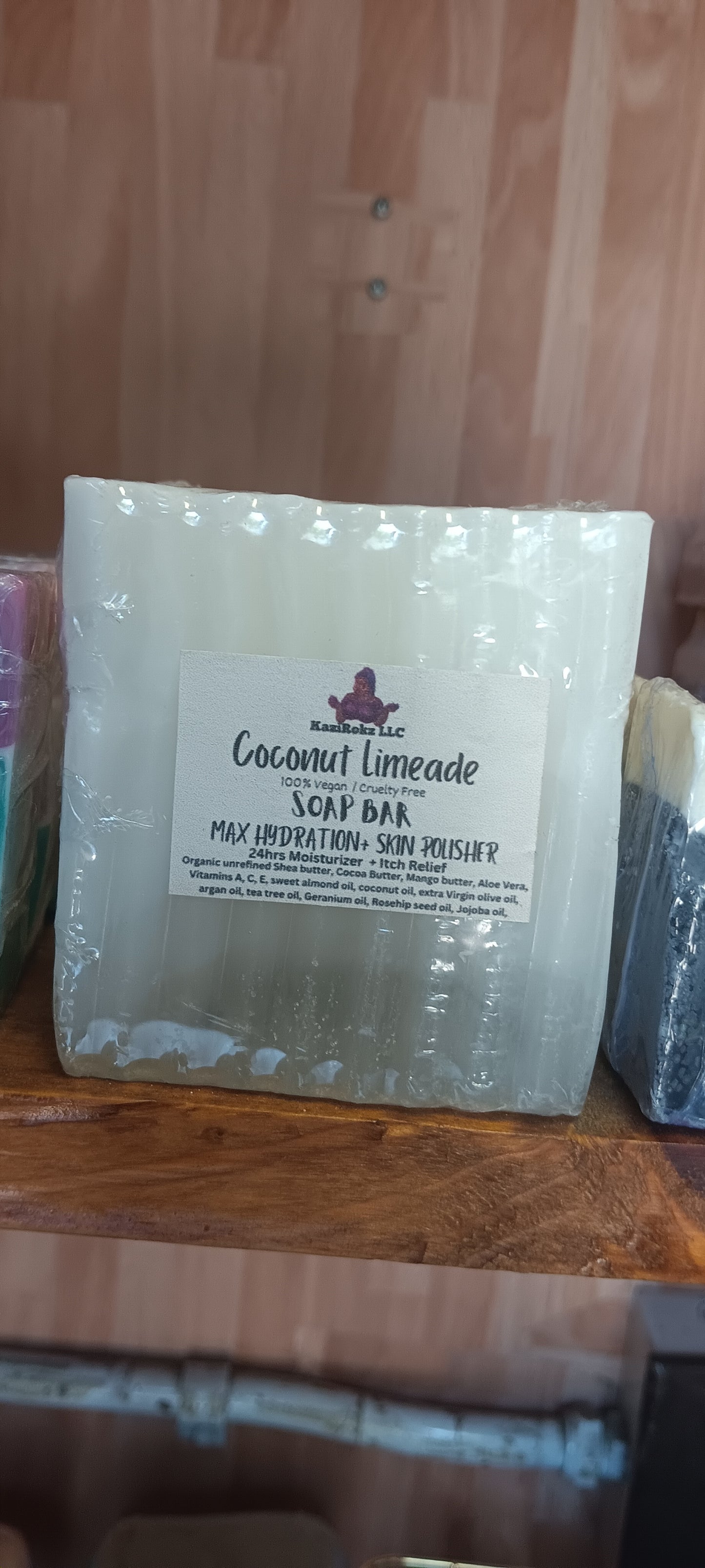 Coconut Limeade Soap Bar! Max Hydration & Skin Polisher. 100% Vegan/ Cruelty Free