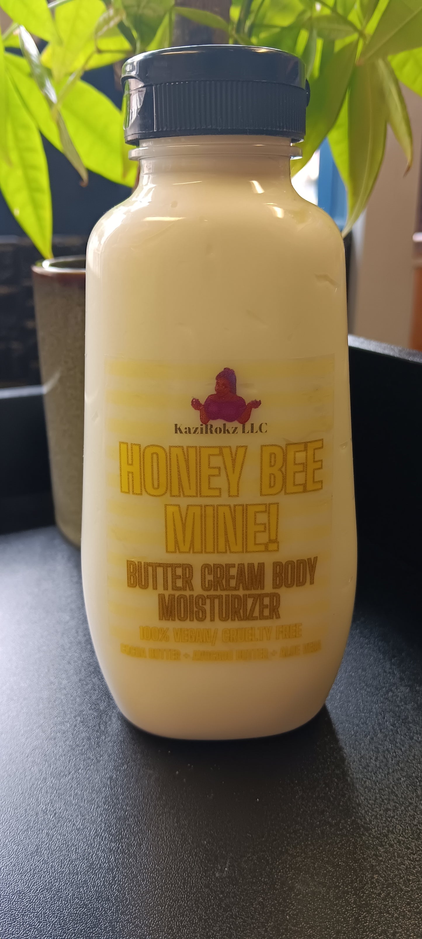 Honey Bee Mine! Butter Cream Body Moisturizer. 100% Vegan/ Cruelty Free 8oz.