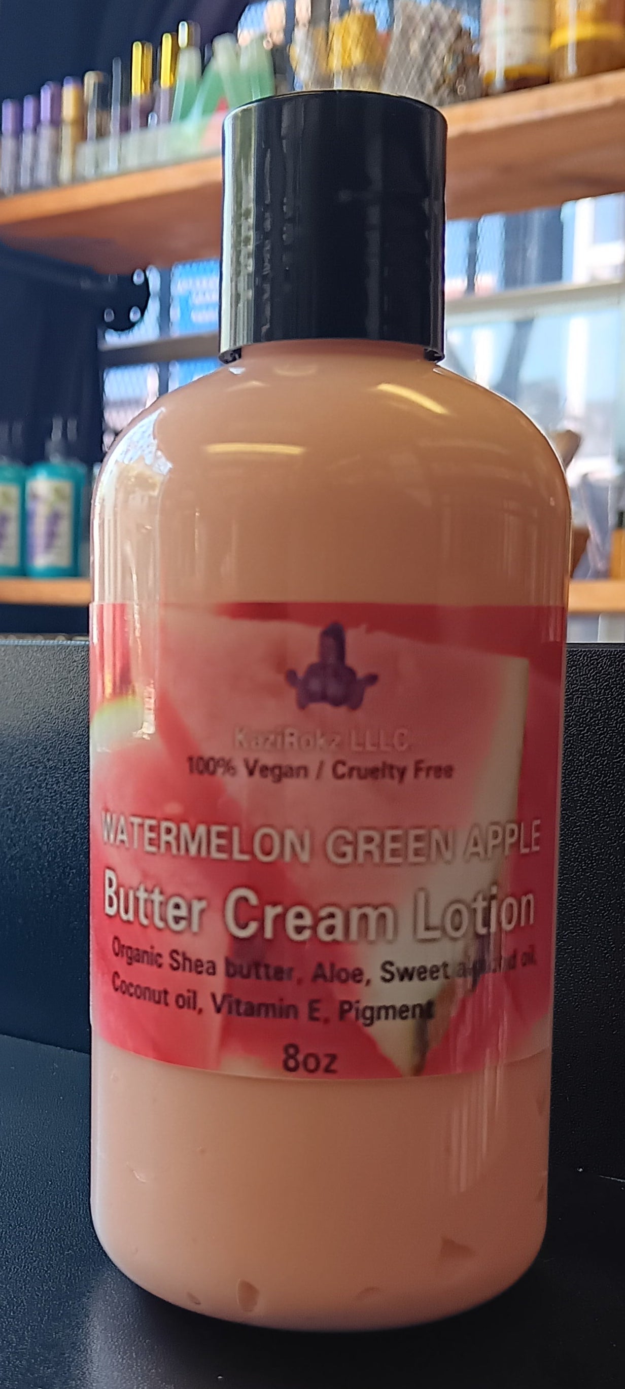 Watermelon Green Apple 8oz BUTTER CREAM BODY LOTION (100% vegan/ cruelty free )