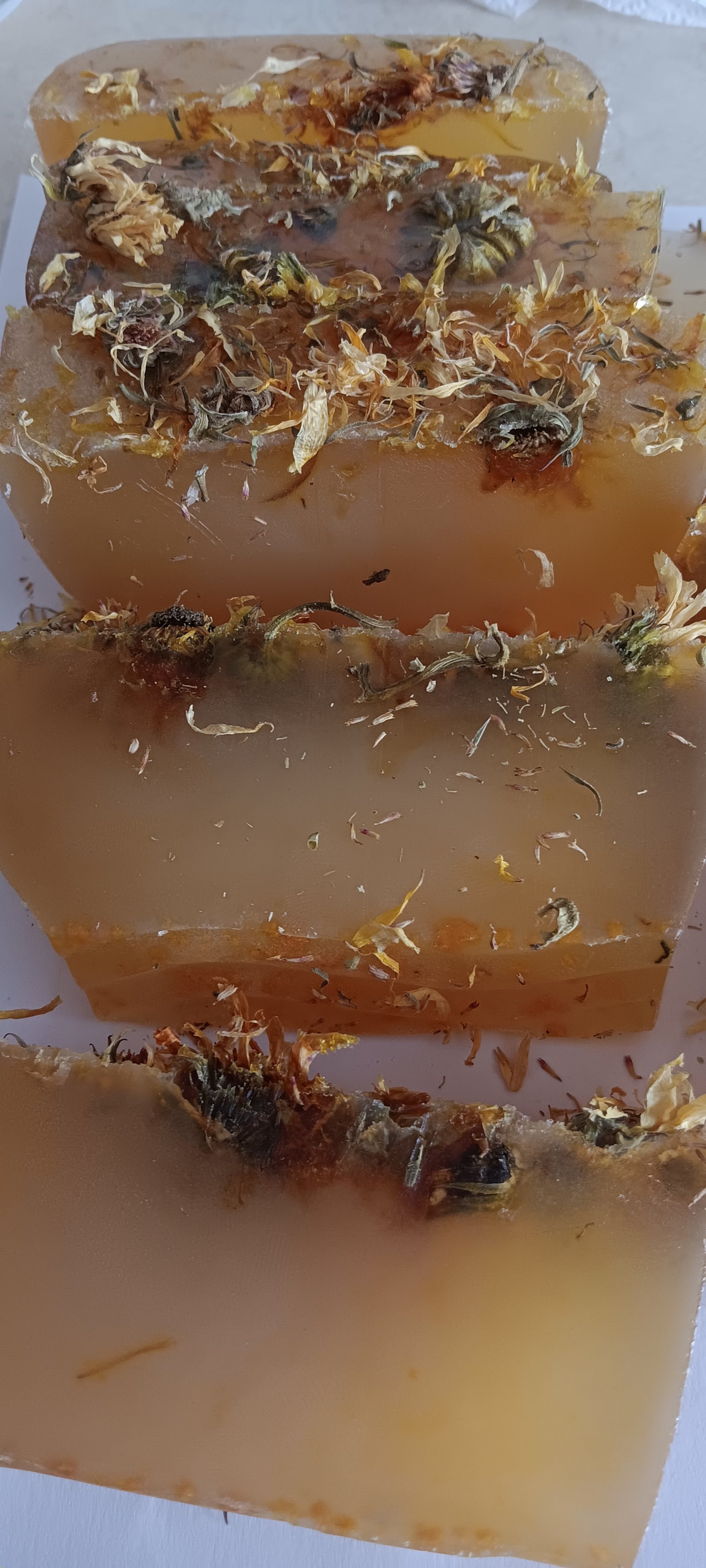 Rise & SHINE Aloe Vera Repair Facial & Body Soap Bar! Papaya & Calendula.