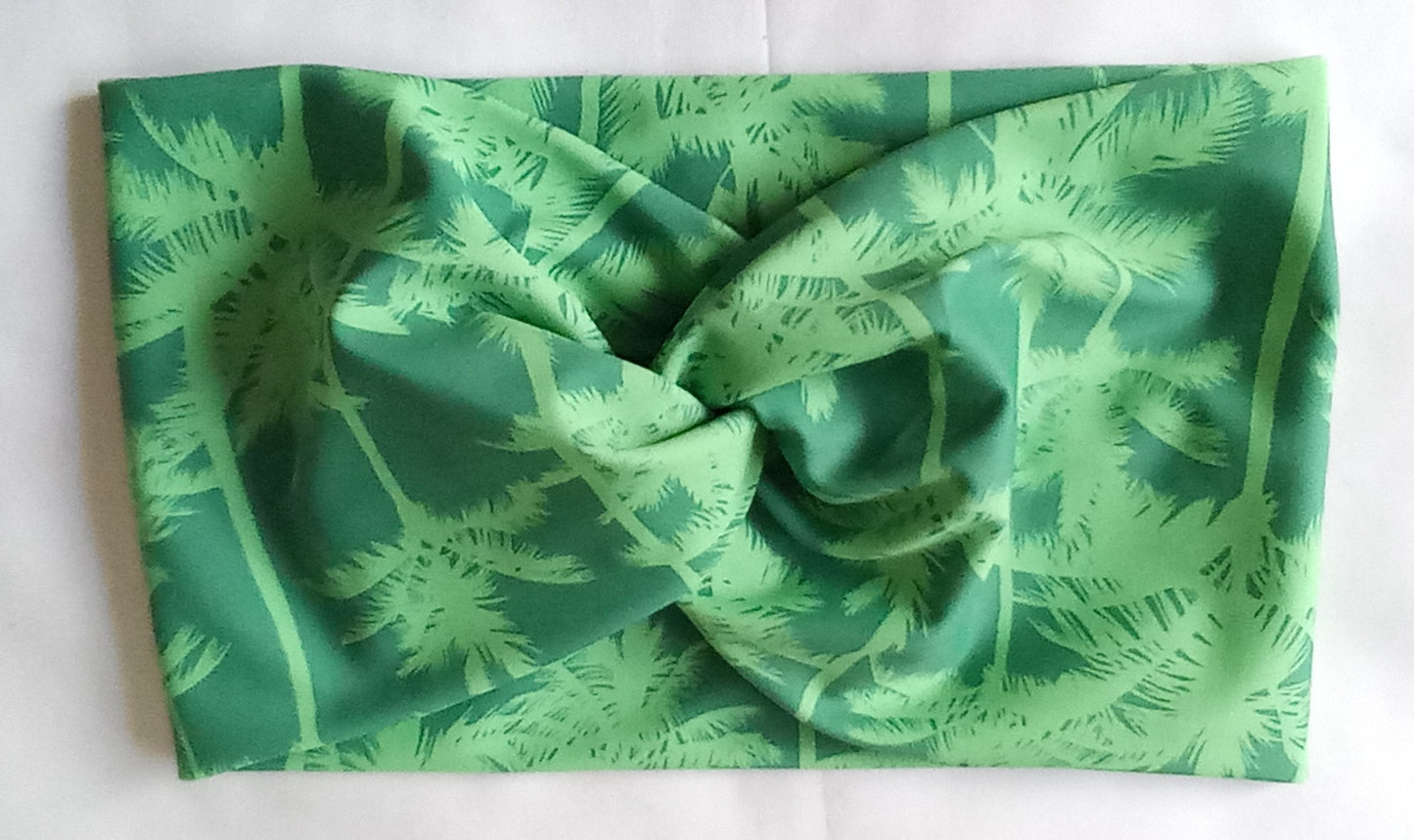 Cali Love Palm Trees Head Wrap (Green)