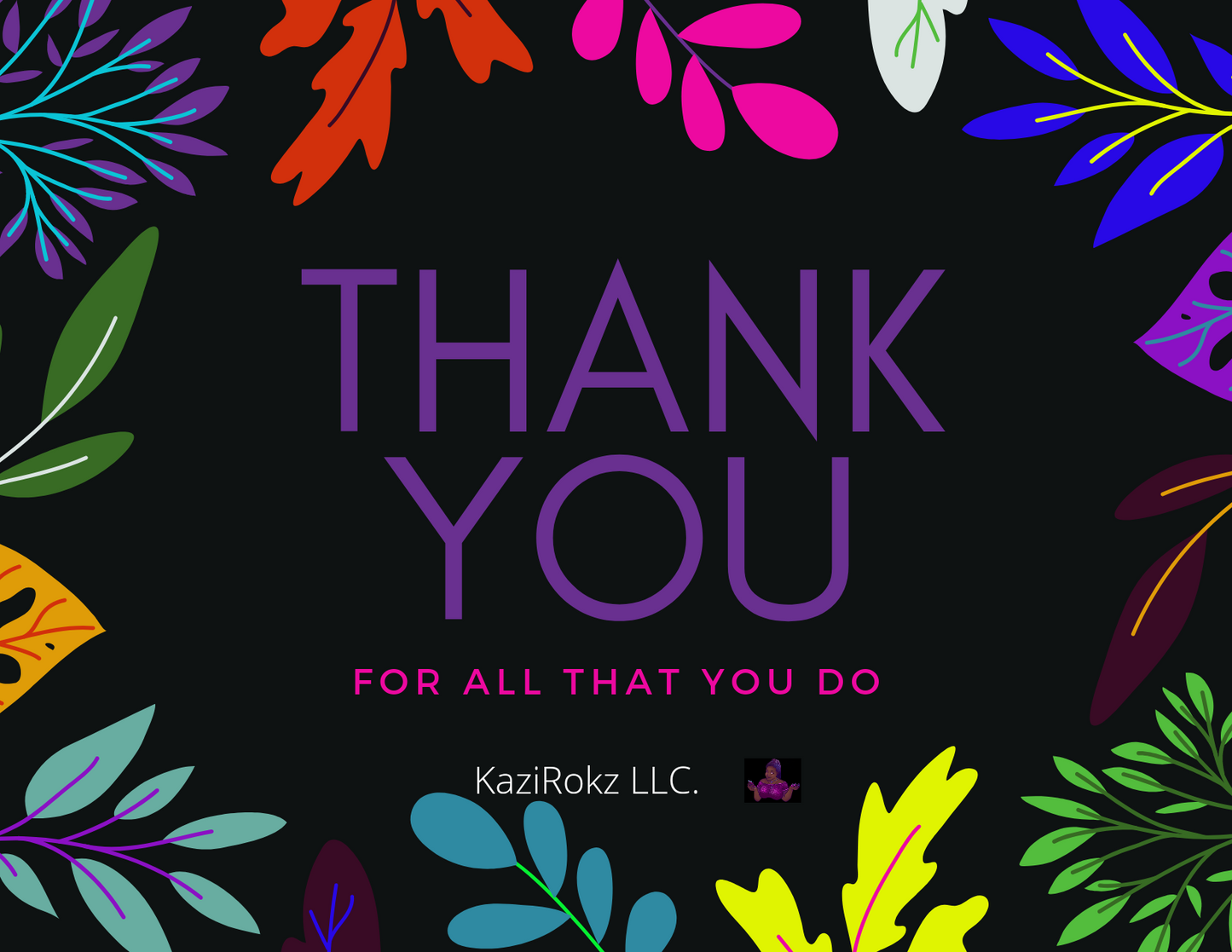 THANK YOU! GIFT CARD