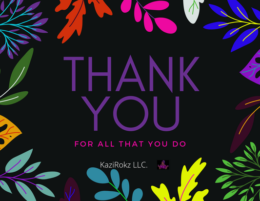THANK YOU! GIFT CARD