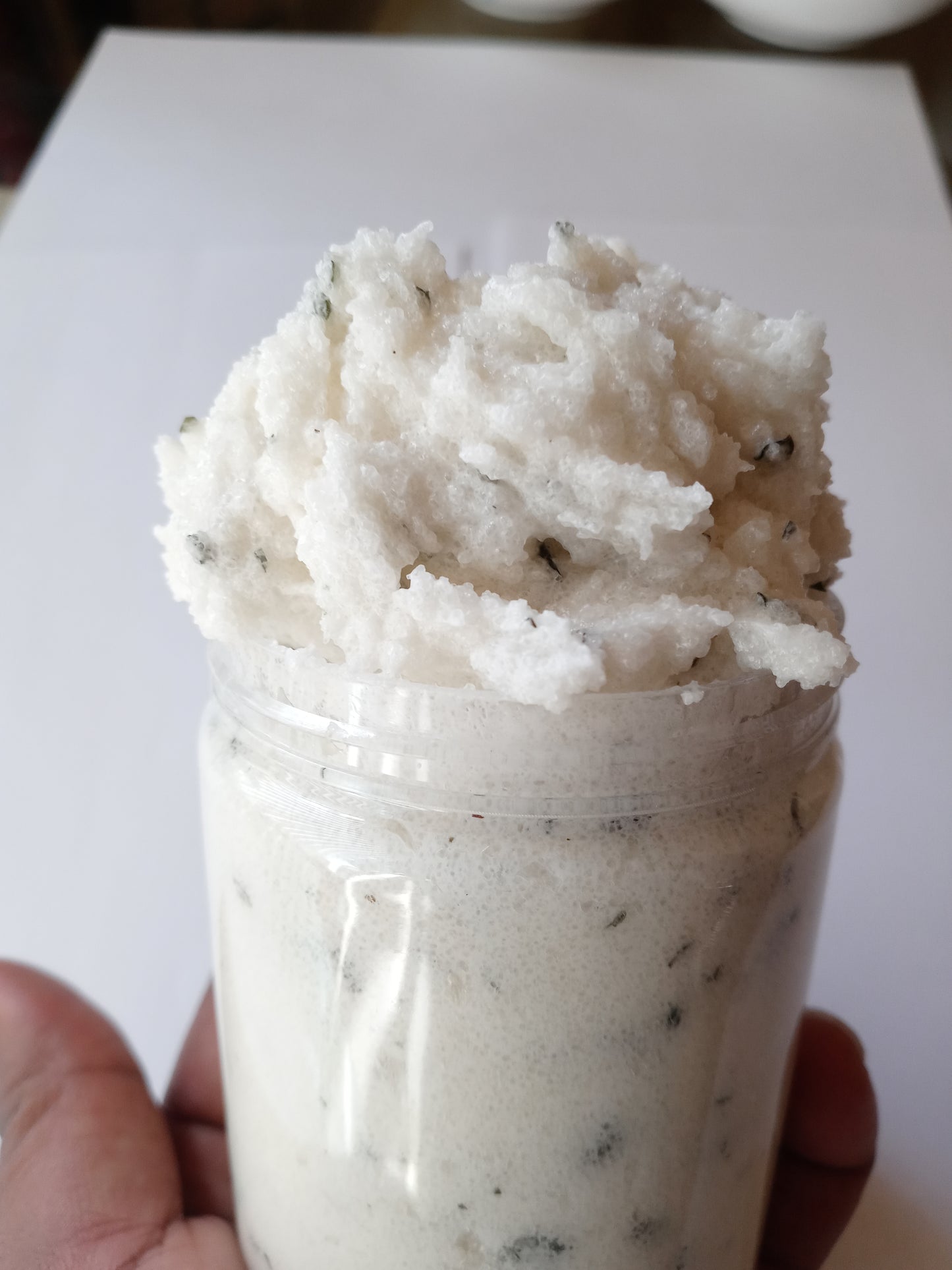 Hint Of Mint (Foaming) Body Scrub 8oz (100% Vegan / Cruelty Free)Calming sensation