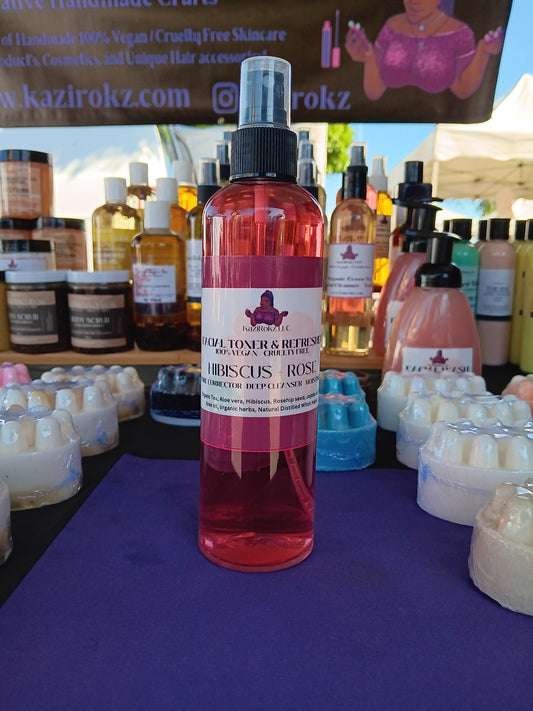 Hibiscus + Rose Facial Toner / Refresher