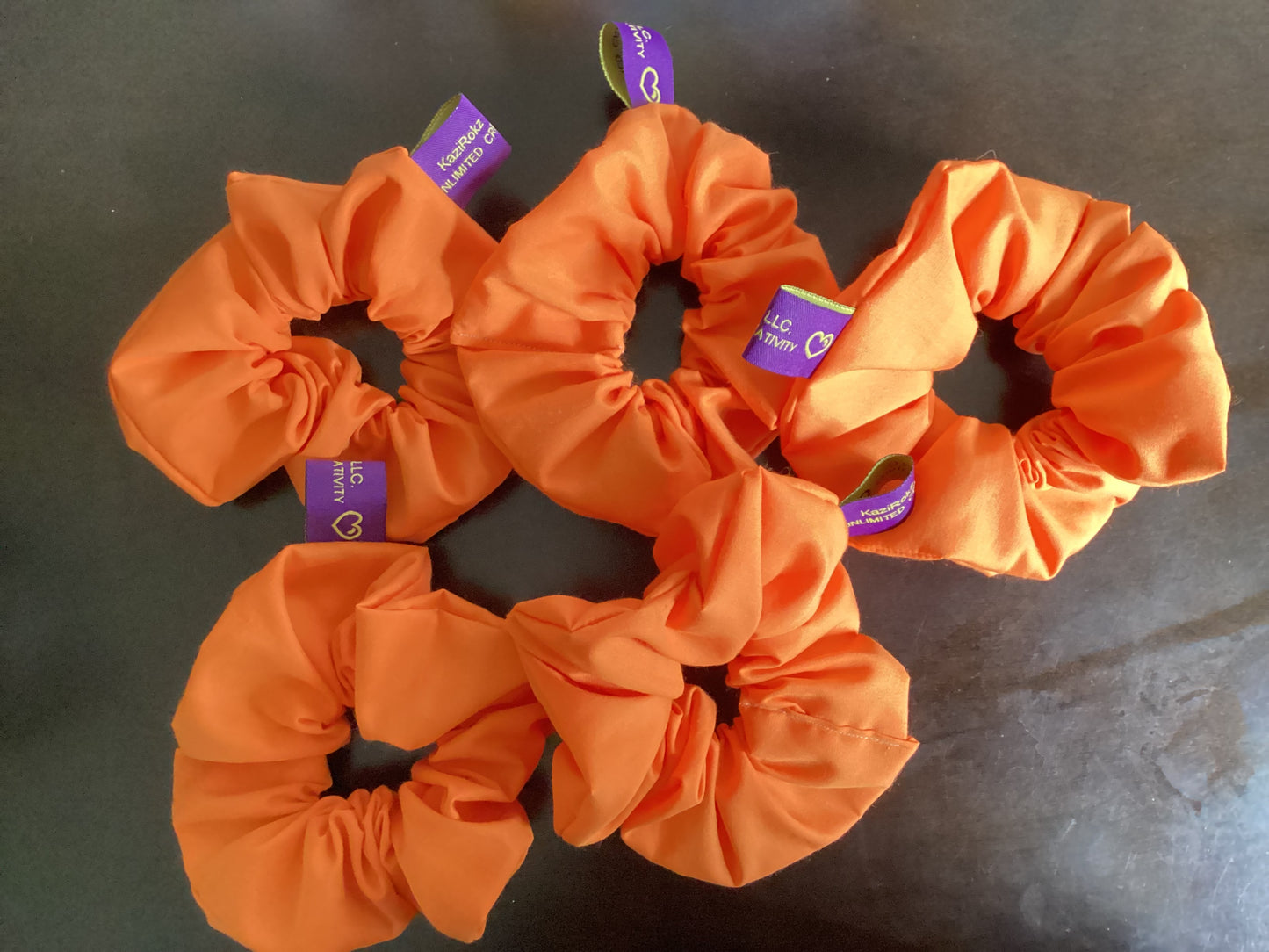 Fall Themed Hair Scrunchies