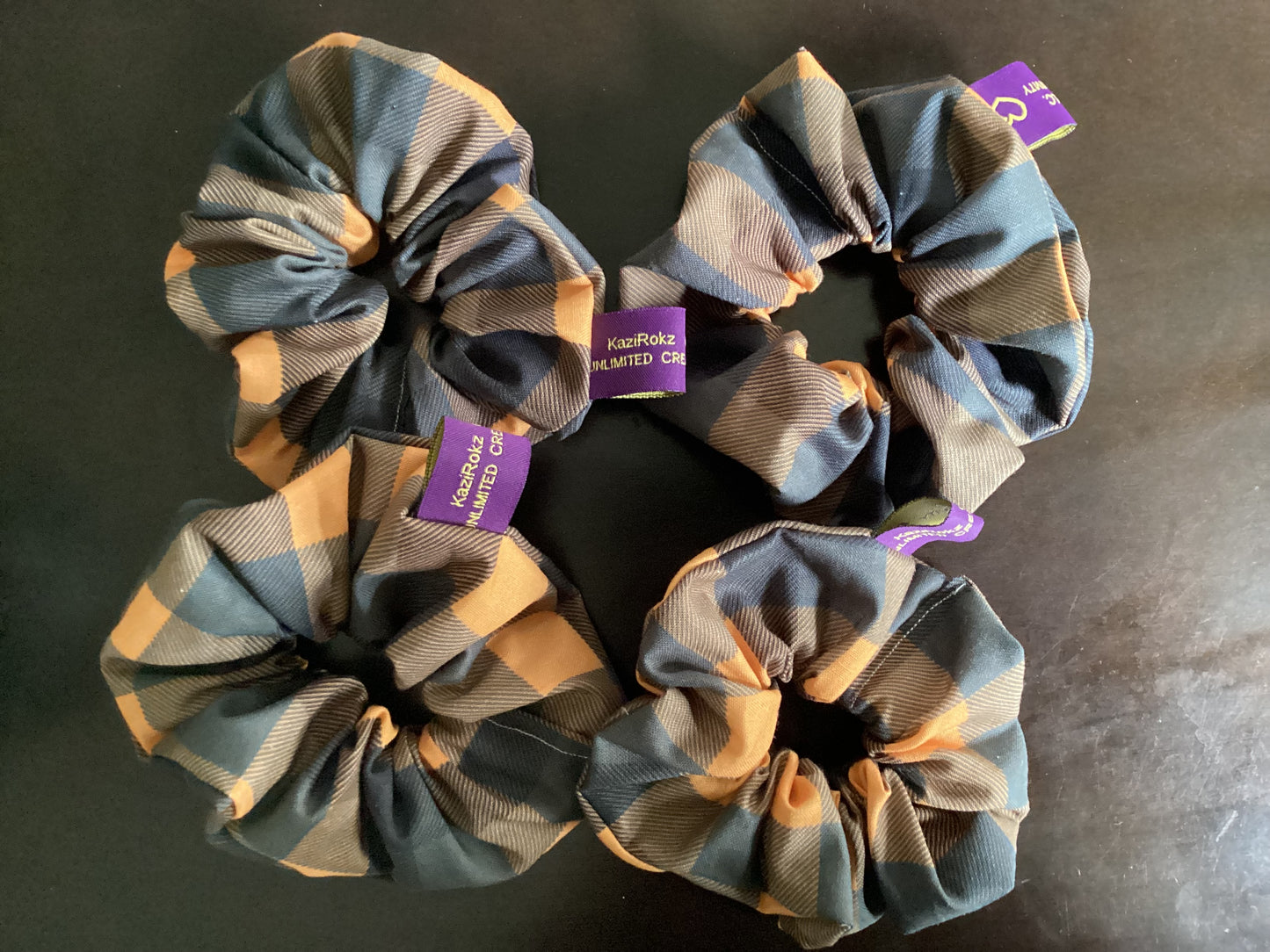 Fall Themed Hair Scrunchies