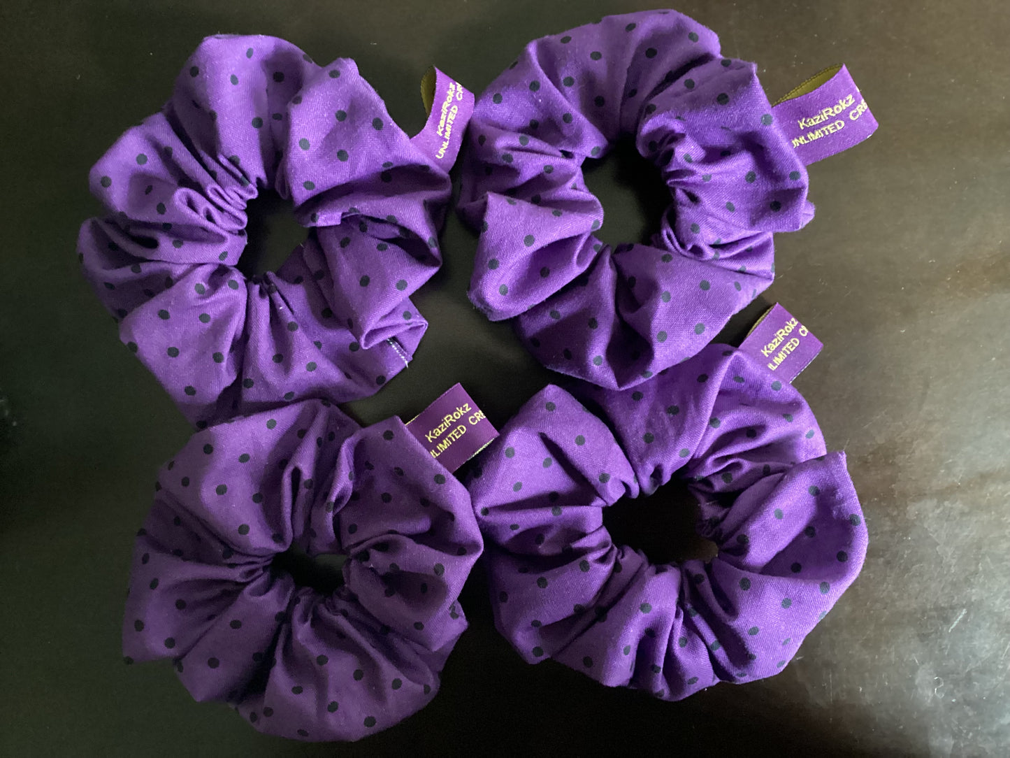 Fall Themed Hair Scrunchies