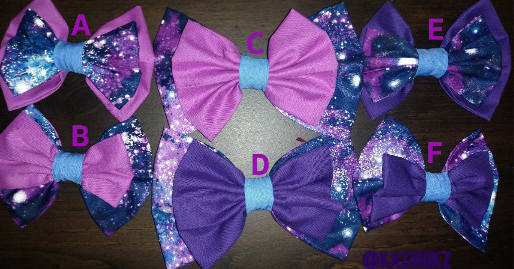GALAXY BOWS hair bows