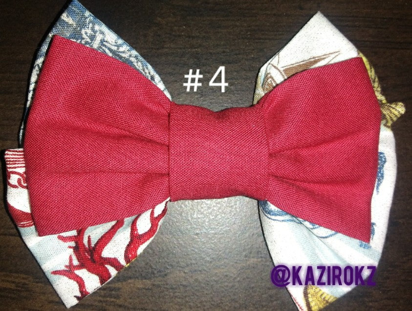 Nautical Bow hair bow