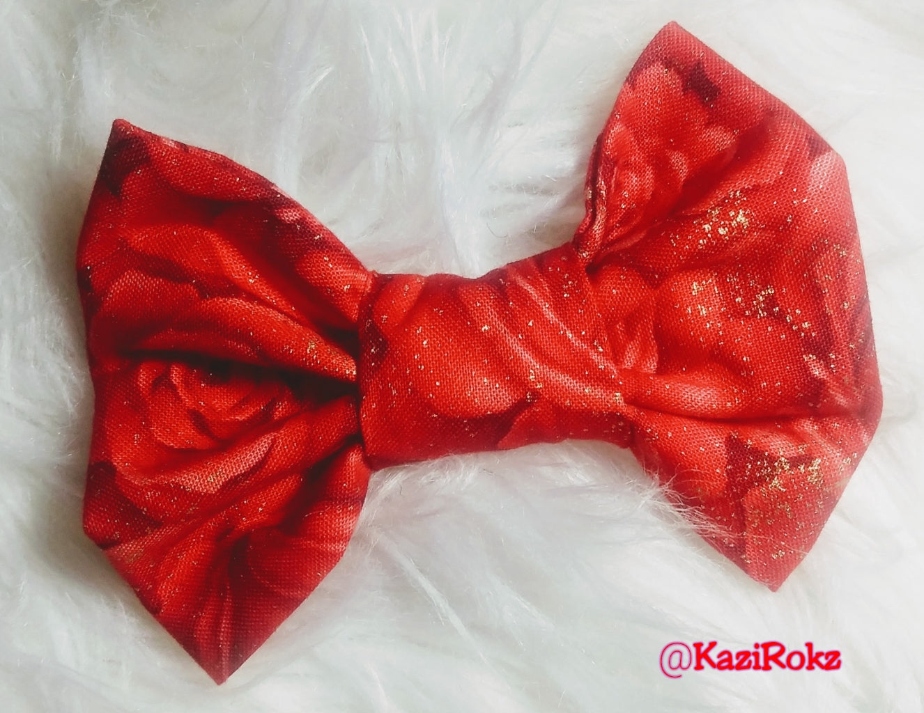 Valentine's Day Mini Hair Bows (Valentine's Day)(hair bow)(mini bows)