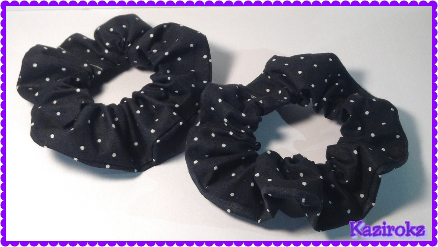 Black/ White Polka Dot