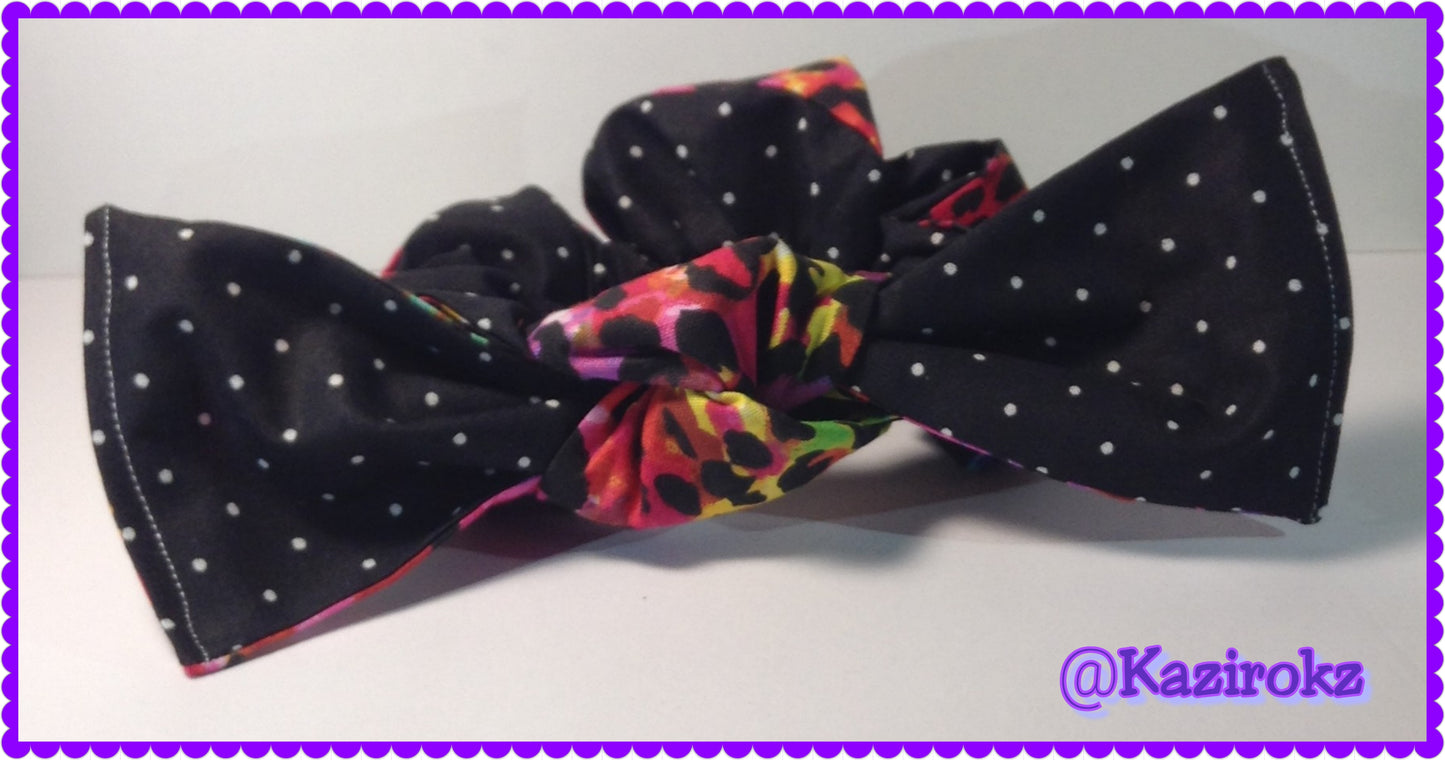 Jumbo Hair Scrunchie (ANIMAL PRINT & POLKA DOT)