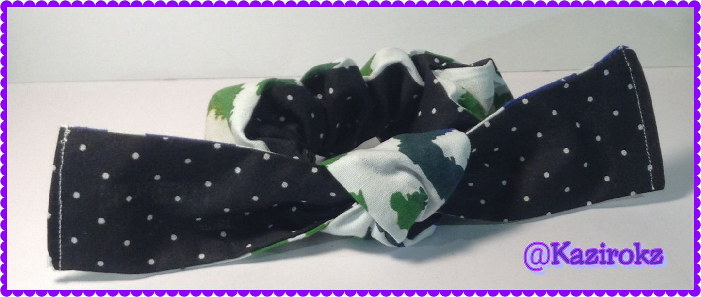 Jumbo Hair Scrunchie (ANIMAL PRINT & POLKA DOT)