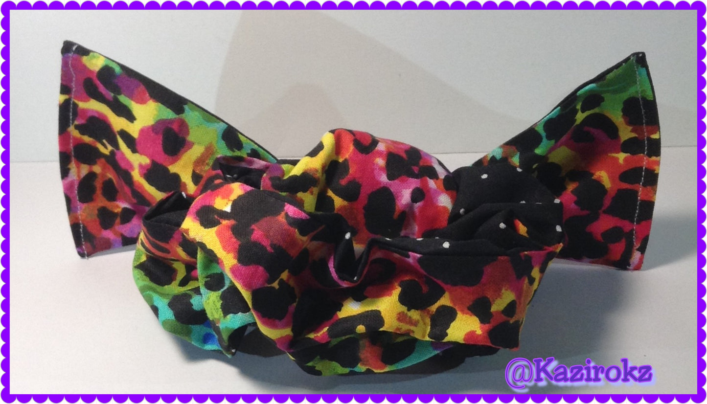 Jumbo Hair Scrunchie (ANIMAL PRINT & POLKA DOT)