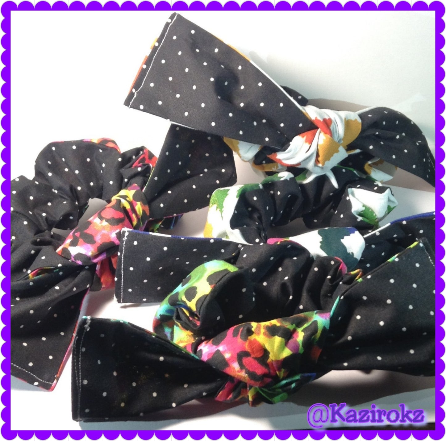 Jumbo Hair Scrunchie (ANIMAL PRINT & POLKA DOT)