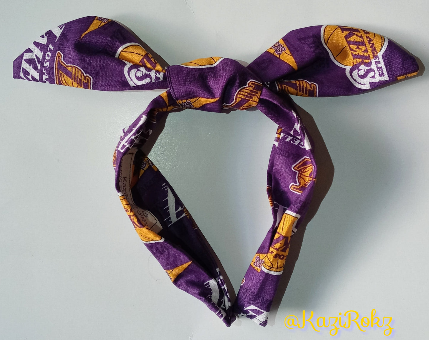 L.A. LAKERS HEADBAND (DARK PURPLE)