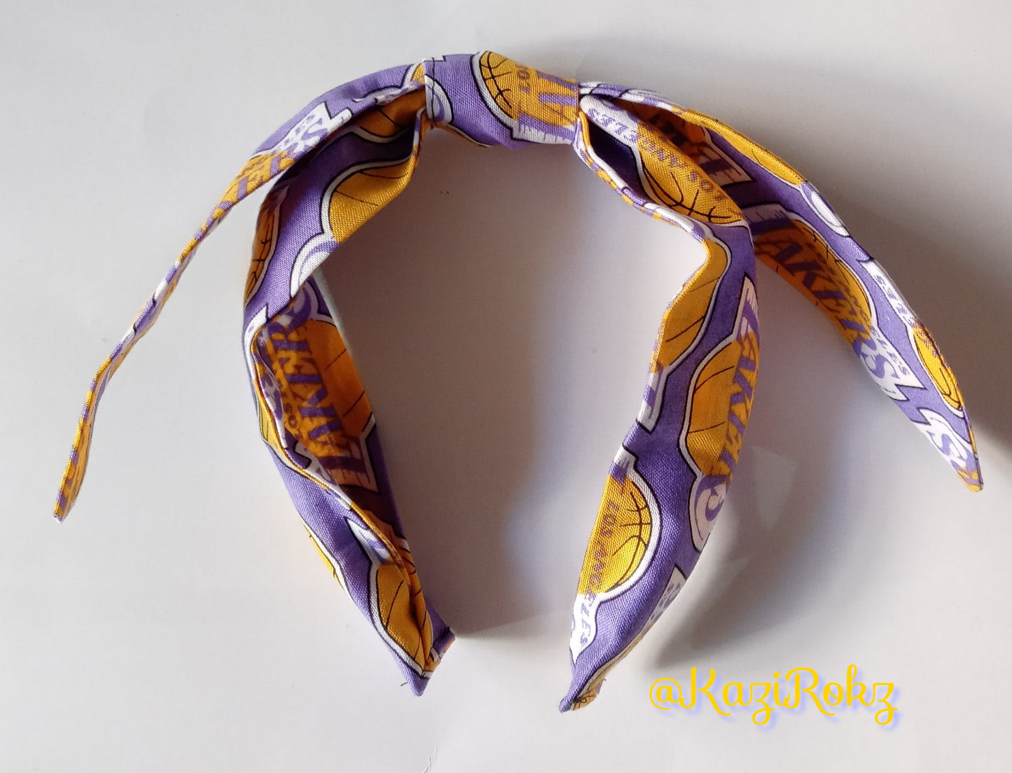 L.A. LAKERS HEADBAND (LIGHT PURPLE)