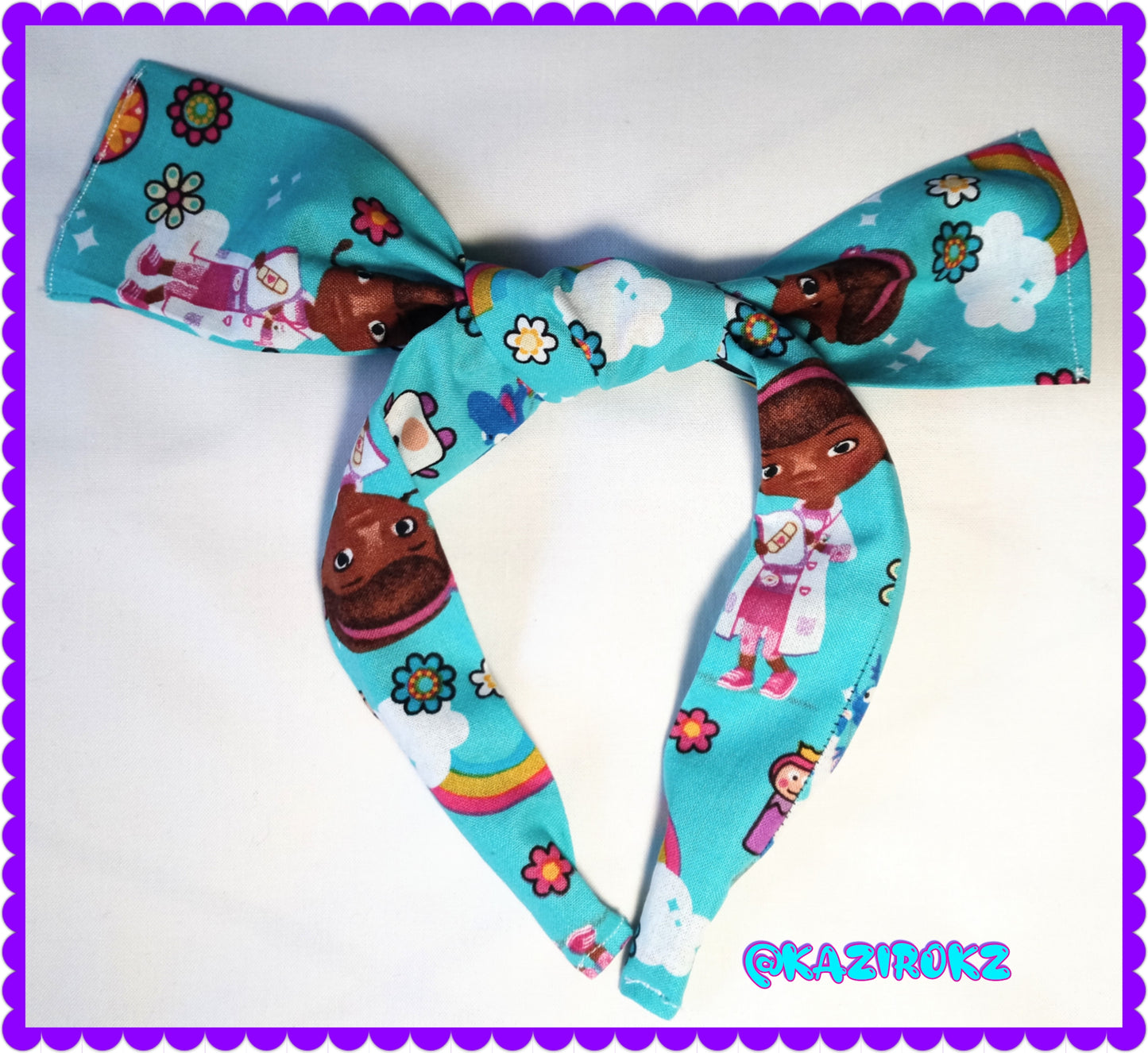 Doc McStuffins Headband (Turquoise)