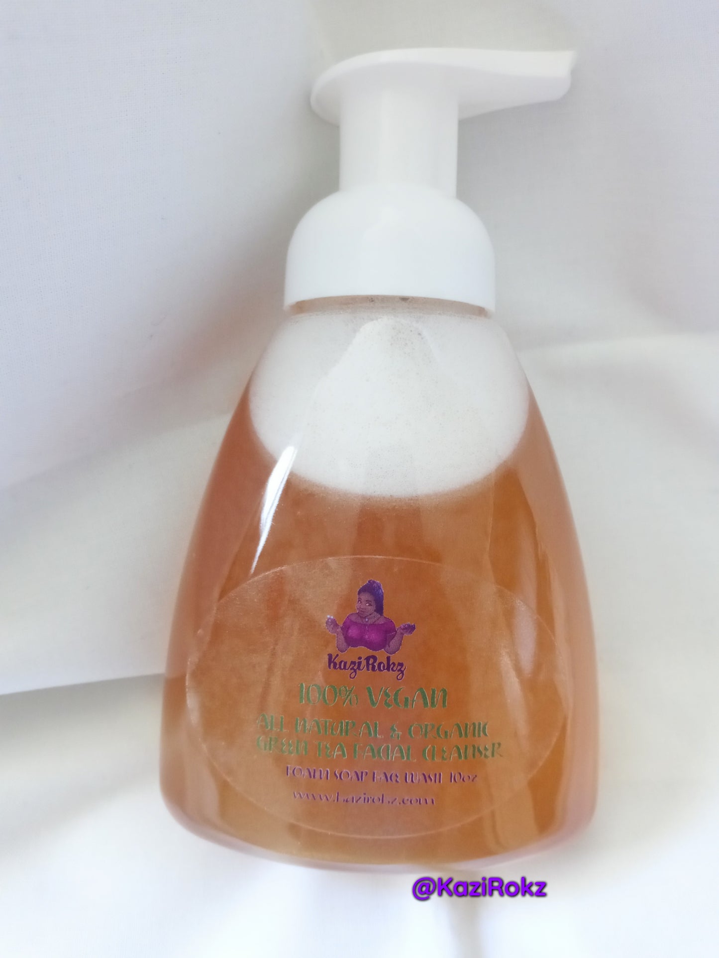 Green Tea Facial Cleanser (Foam Soap) 10oz