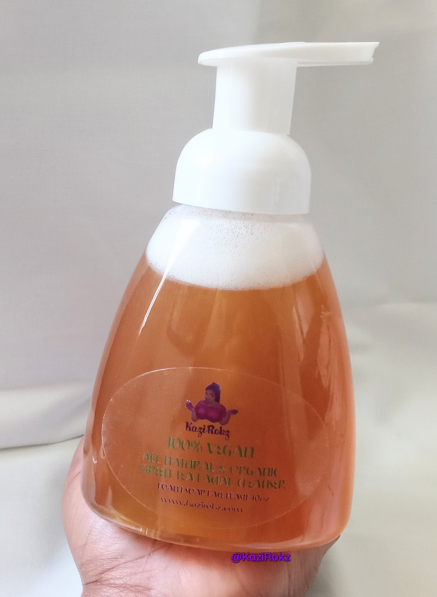 Green Tea Facial Cleanser (Foam Soap) 10oz