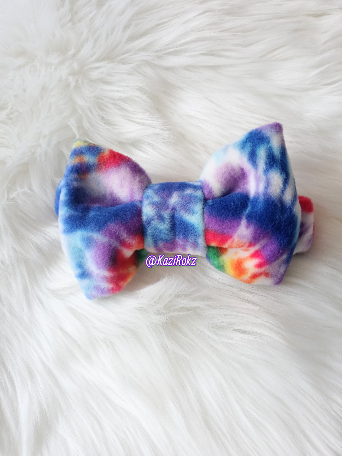 Tie-dye bow headband