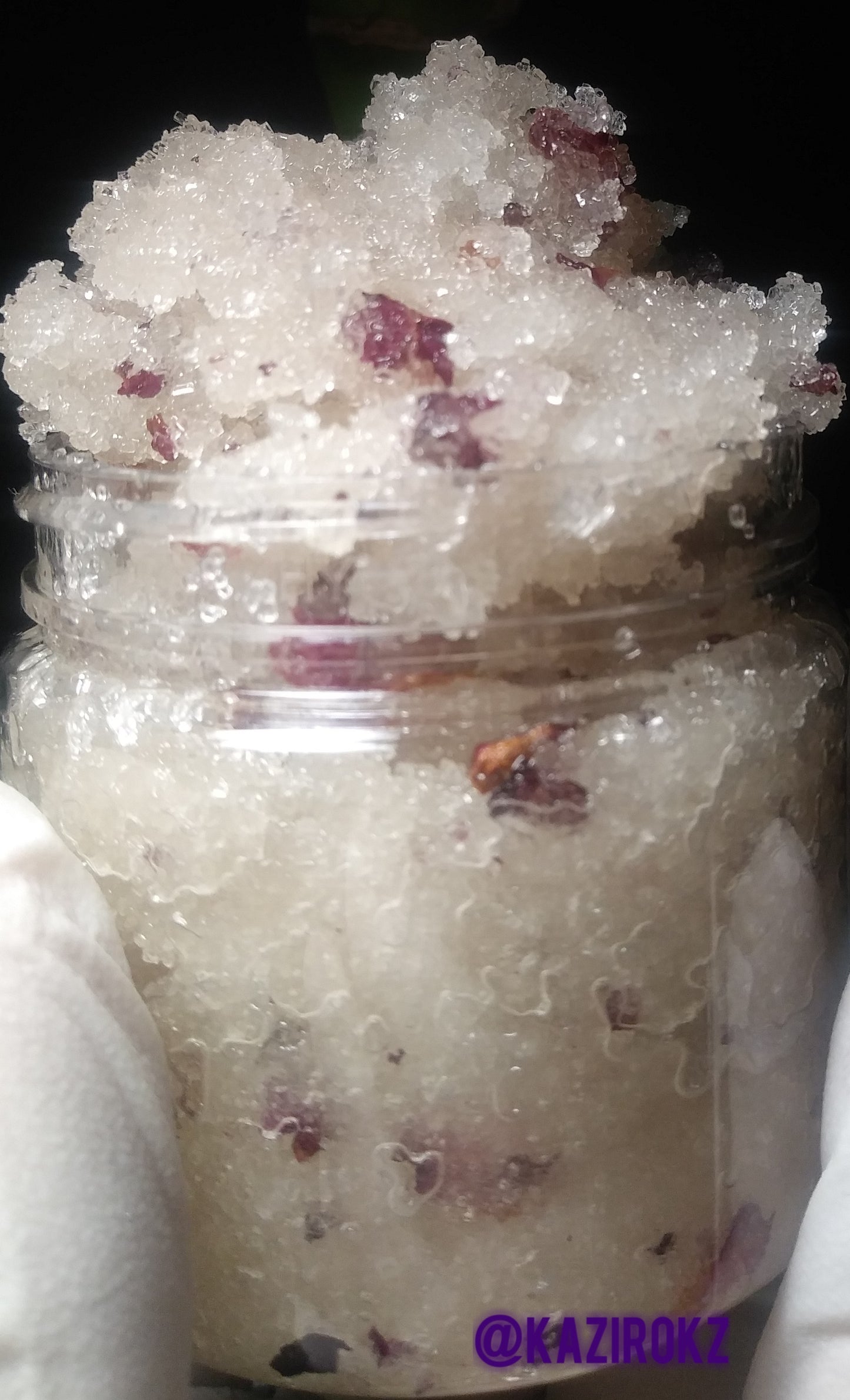 Rose Petals 🌹 Vegan LIP SCRUB (skincare)