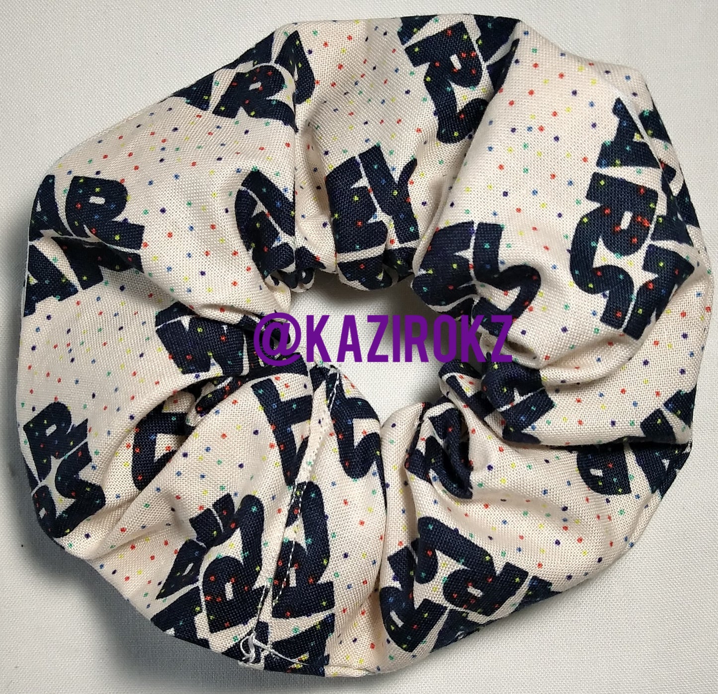 STAR WARS Hair Scrunchie ( colorful polka dots) #2