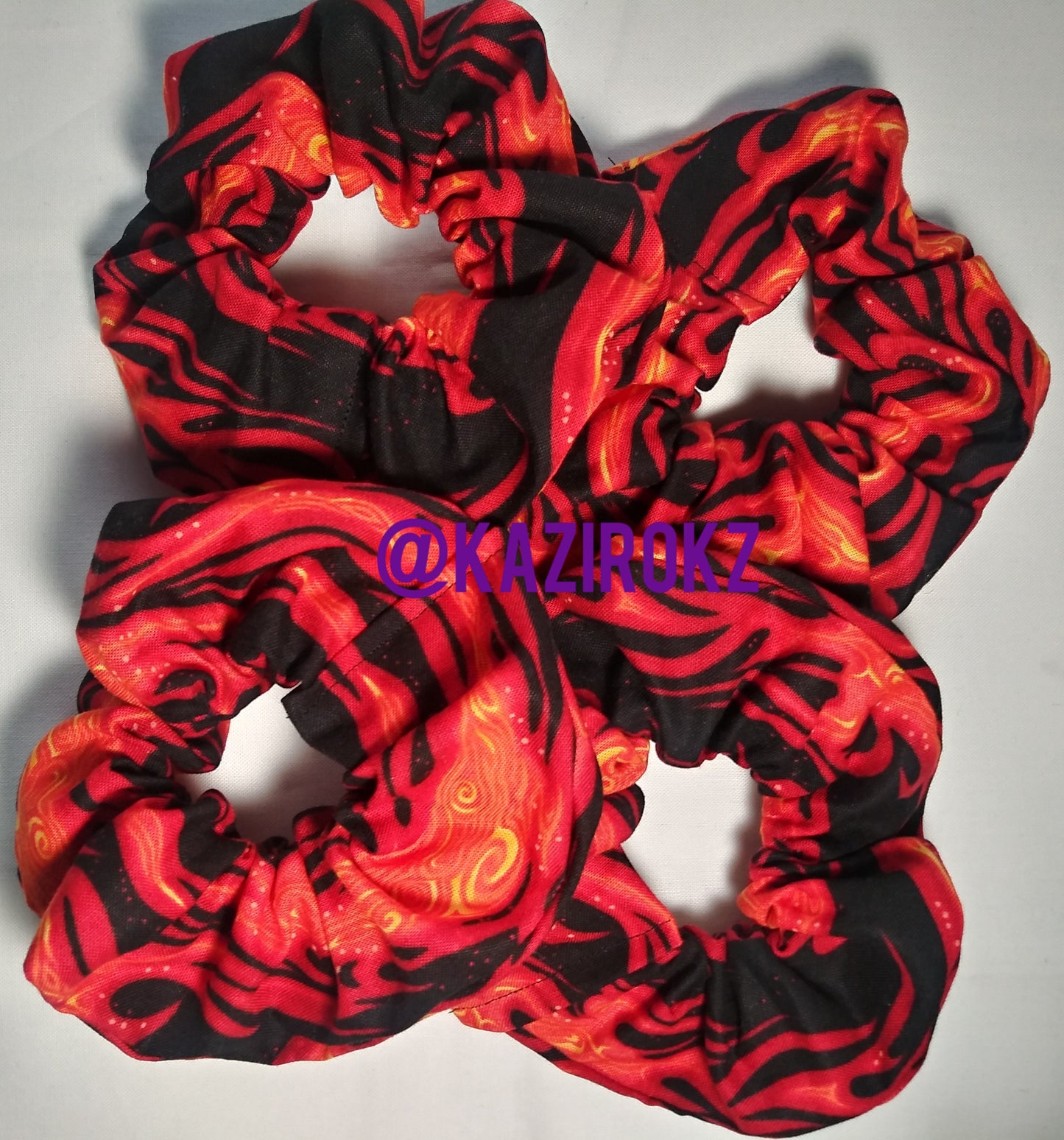 FLAMES Hair Scrunchie