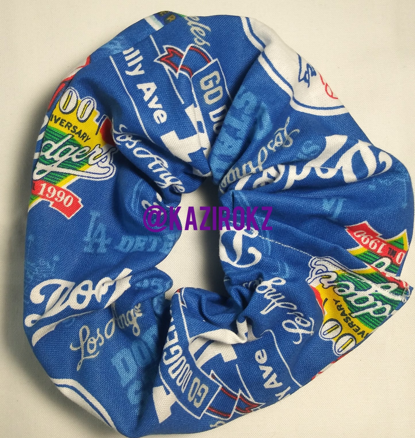 LA DODGERS Hair Scrunchie #1
