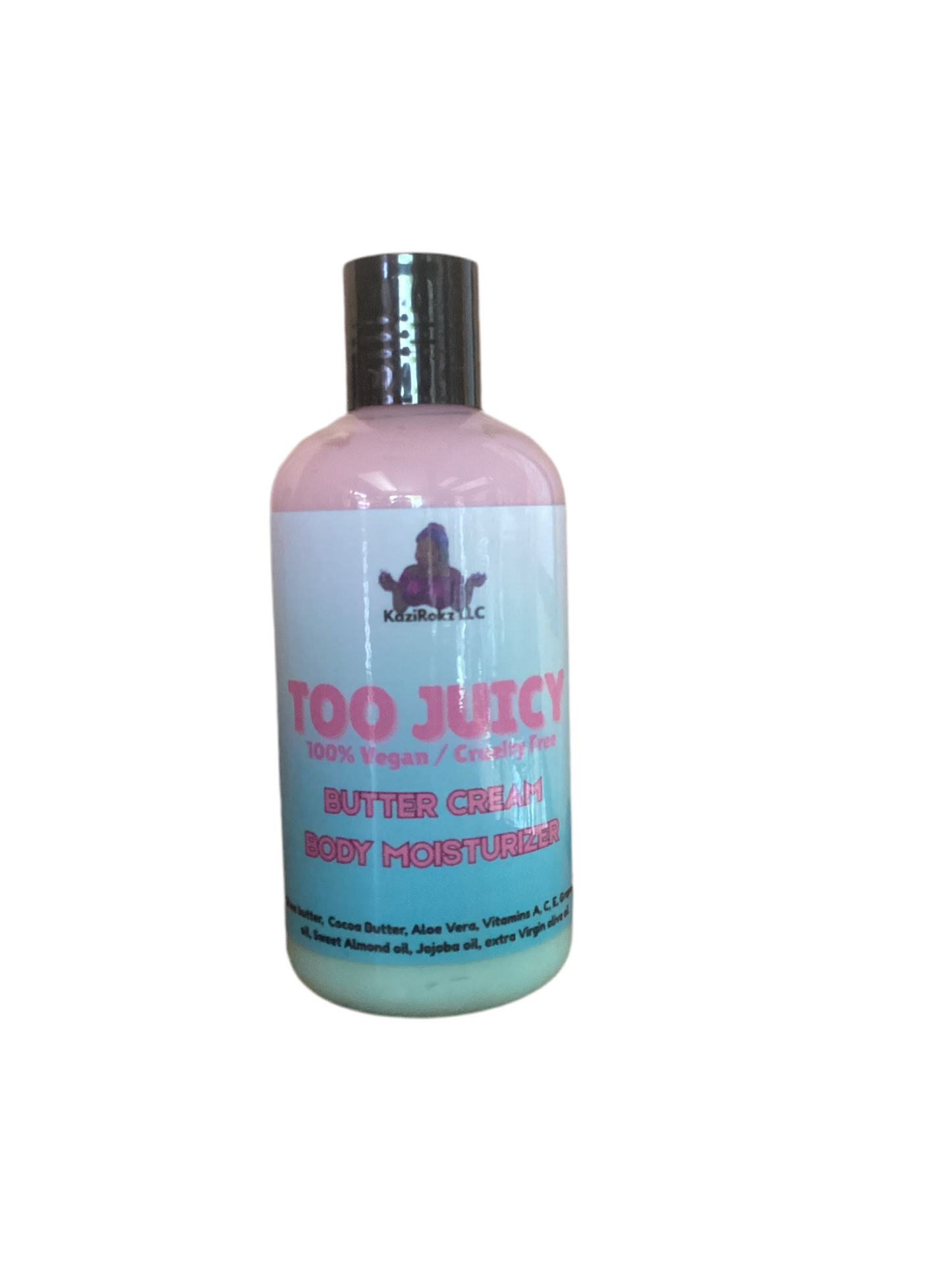 Too Juicy butter cream body moisturizer! 100% Vegan/ Cruelty Free.