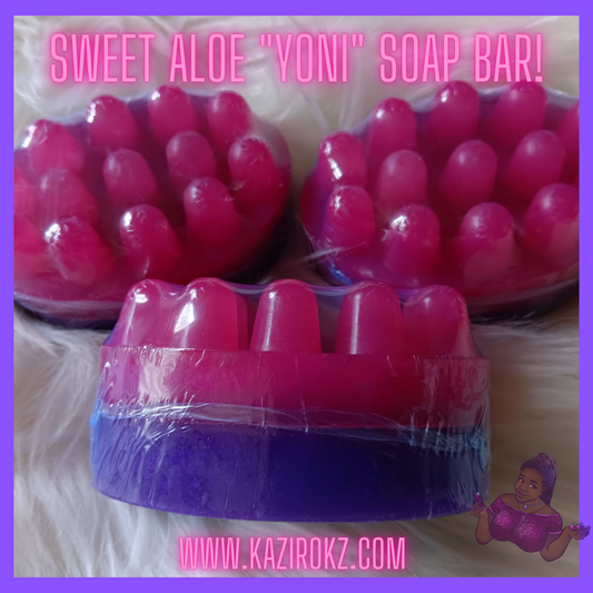 Sweet Aloe Massage Soap bar "YONI" SOAP BAR (100% vegan / Cruelty Free)