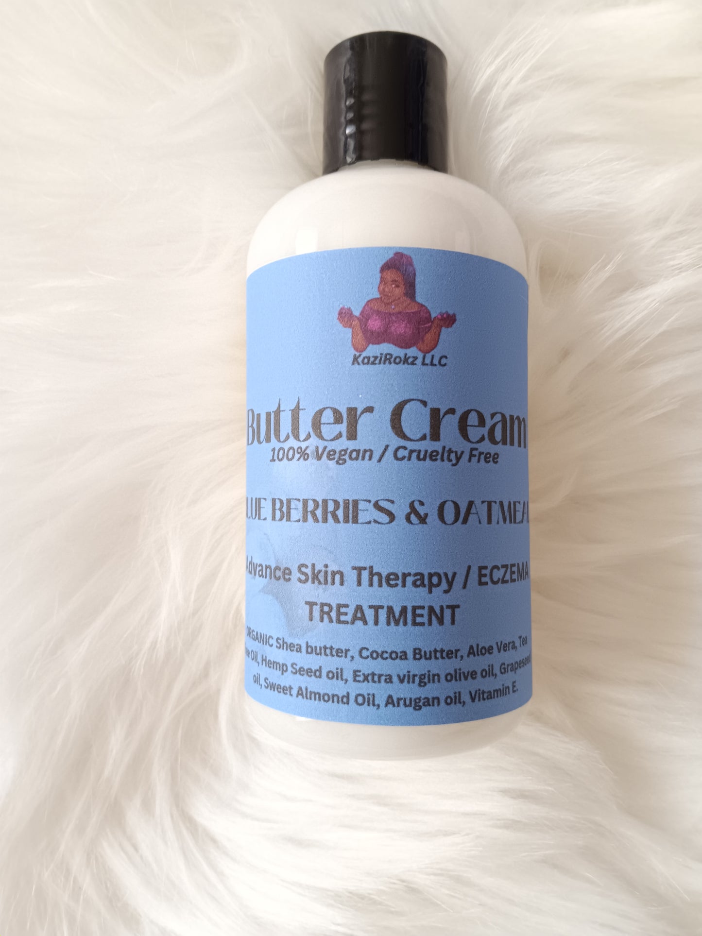 Advance Skin Therapy / Eczema Treatment Butter Cream Body Lotion 8oz.(100% vegan / cruelty free)