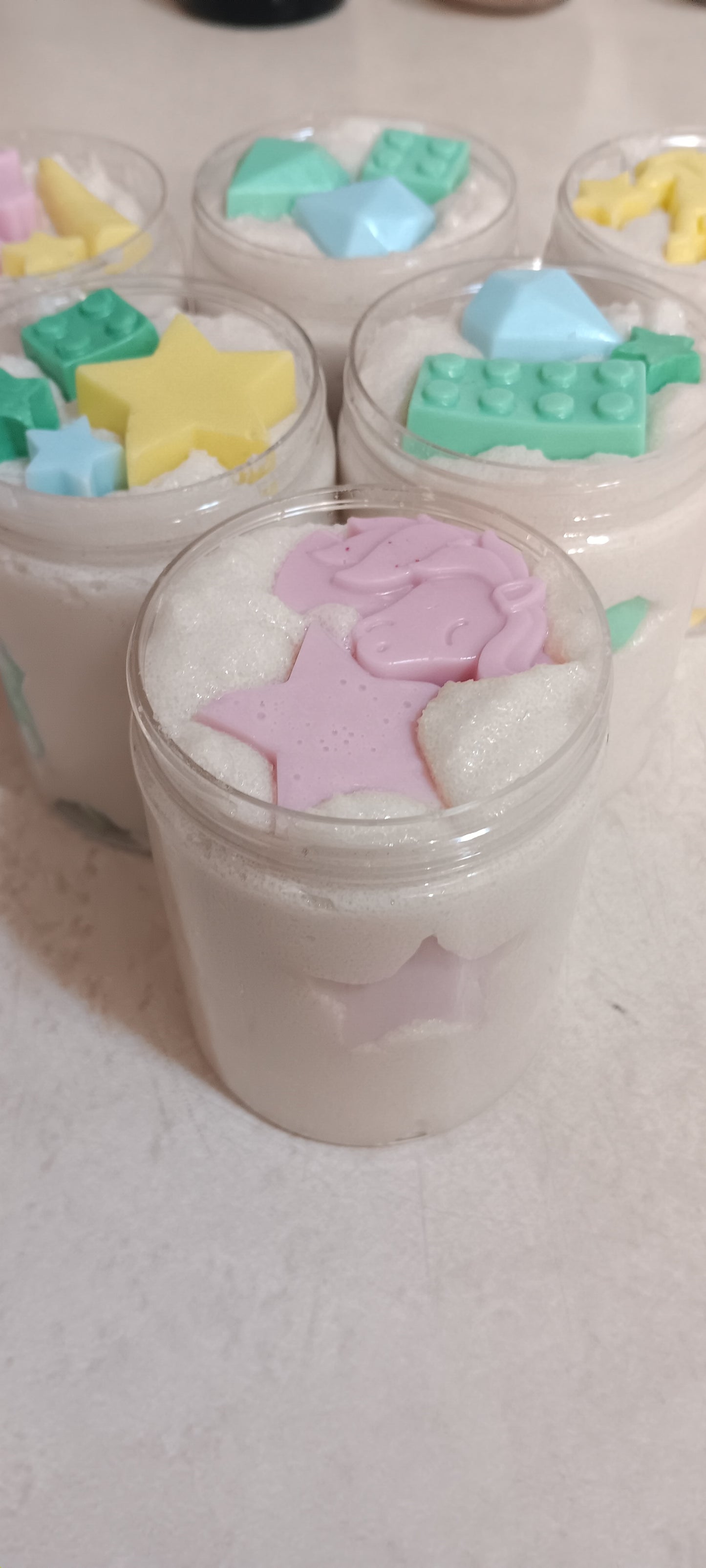 FUN LAND Foaming Body Scrub FOR KIDS! 100% Vegan/ Cruelty Free and handmade with organic ingredients. Bath time fun, Soap and soap scrub. Sensitive skin, dry skin treatment.