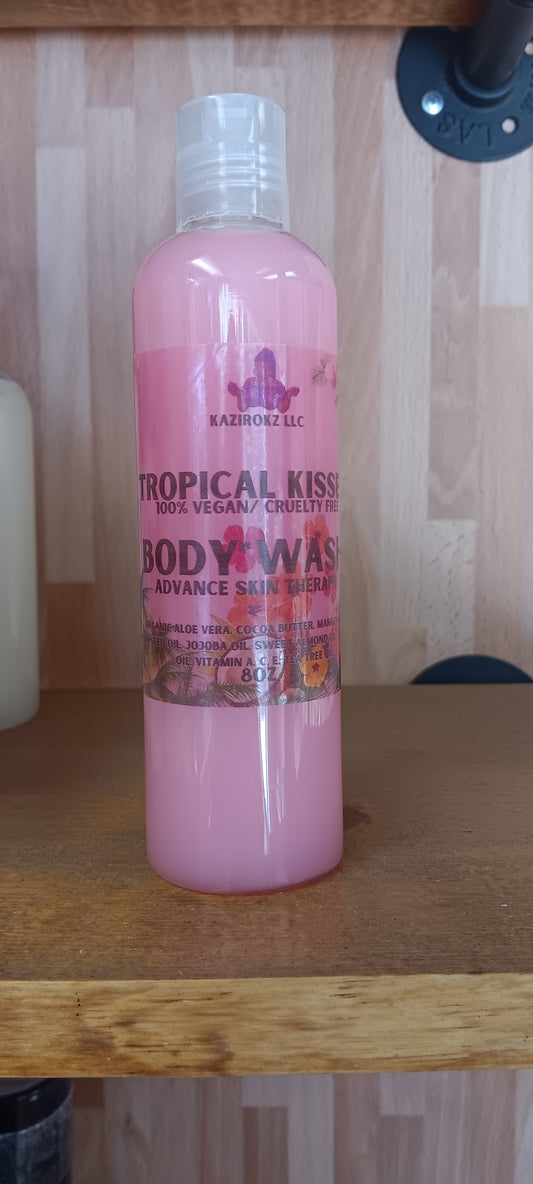 Tropical Kisses advance Body Wash! 100%Vegan/Cruelty Free. 8oz.