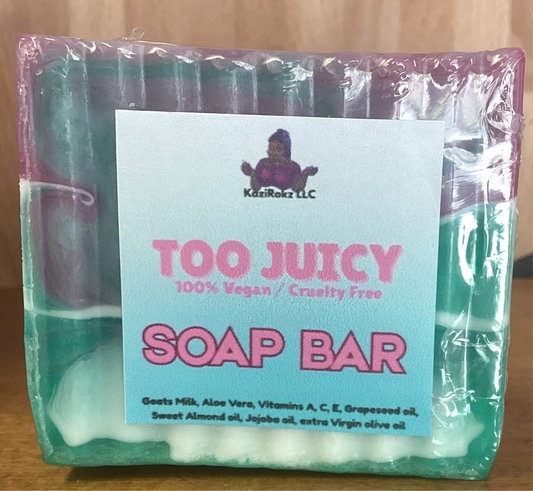 Too Juicy Advanced Butter Cream Soap Bar/ Yoni Care! 100% Vegan/ Cruelty Free